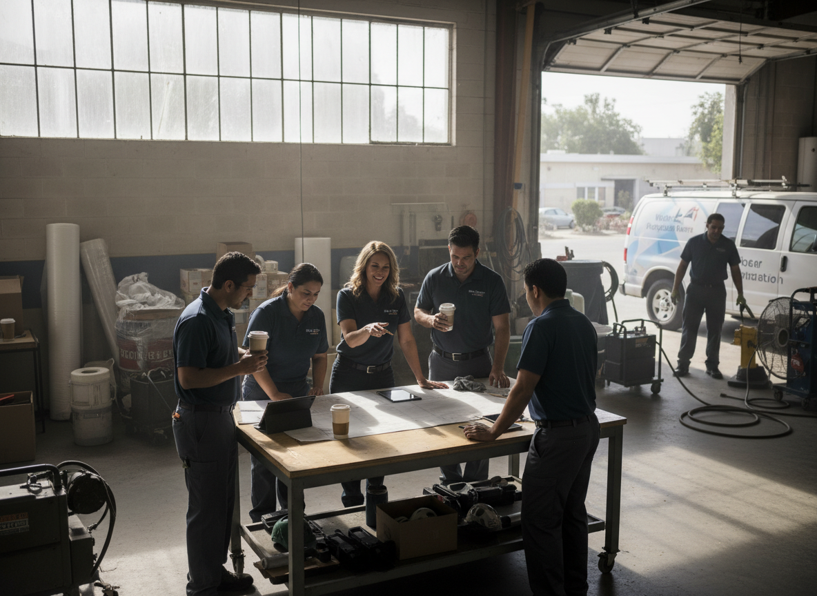 Water Damage Restoration Canoga Park team