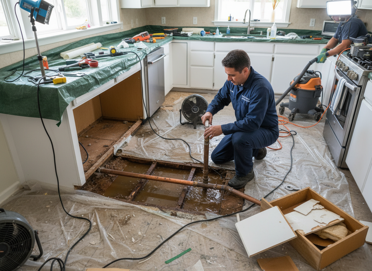 Kitchen Water Damage Repair in Canoga Park, CA