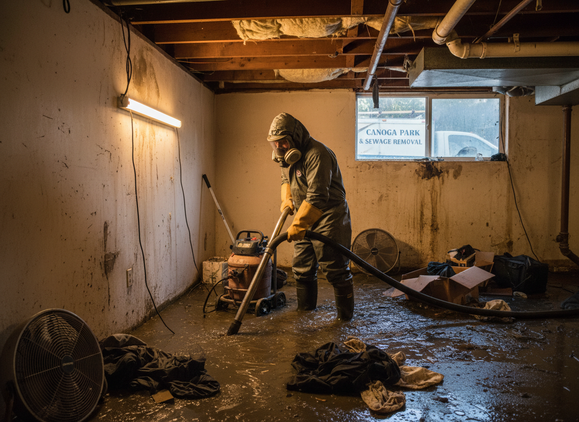 Sewage Cleanup in Canoga Park, CA